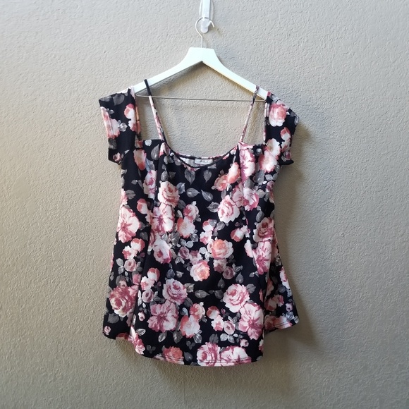 Floral off the shoulders top plus size 3x - Picture 4 of 4